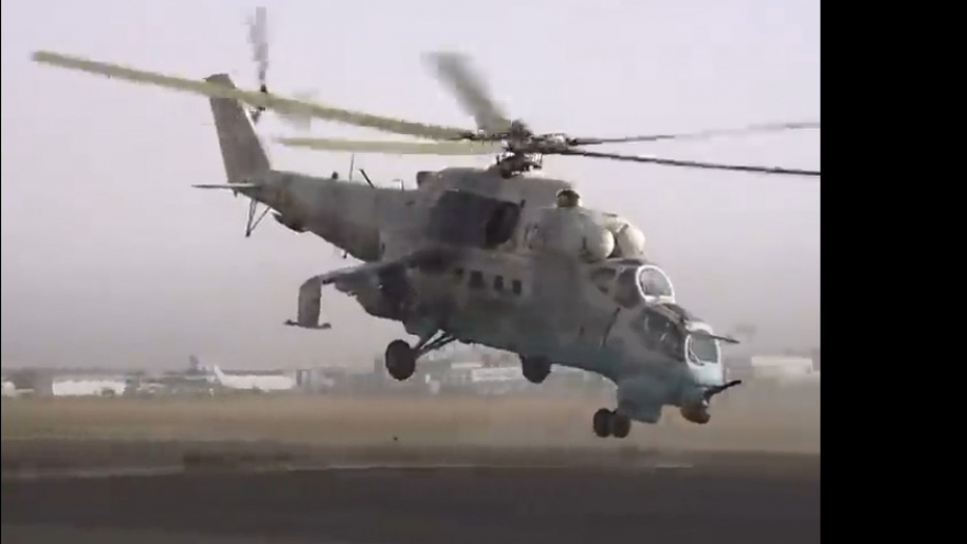 Kho máy bay quân sự và trực thăng chiến đấu của Taliban Afghanistan